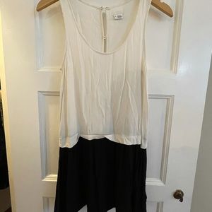 Urban Outfitters Black and White Tank Mini Dress